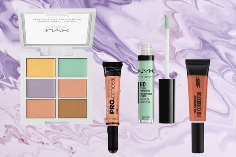 Nyx Color Corrector Palette, Nyx Color Corrector, Pink Color Corrector, Nyx Colour Correcting Palette, Best Color Corrector, Under Eye Color Corrector, Green Color Corrector, Makeup Color Corrector, Applying Concealer