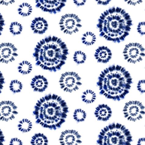 Indigo Shibori Pattern, Shibori Textiles, Pattern Bank, Shibori Designs, Shibori Print, Shibori Pattern, Pattern Watercolor, Textile Pattern Design, Watercolor Blue