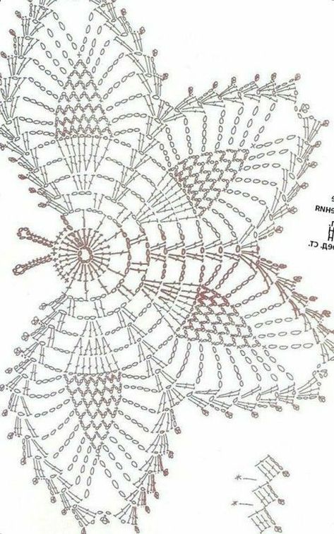 Crochet Butterfly Pattern, Crochet Tablecloth Pattern, Crochet Dollies, Crochet Stitches Diagram, Crochet Coaster Pattern, Crochet Motif Patterns, Pineapple Crochet, Crochet Butterfly, Irish Lace Crochet