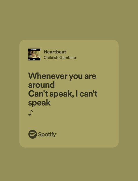 Childish Gambino Music, Childish Gambino Quotes, Heartbeat Lyrics, Goal Aesthetic, Beat Drop, Aesthetic Posters, Meaningful Lyrics, Song Lyric Quotes, Childish Gambino