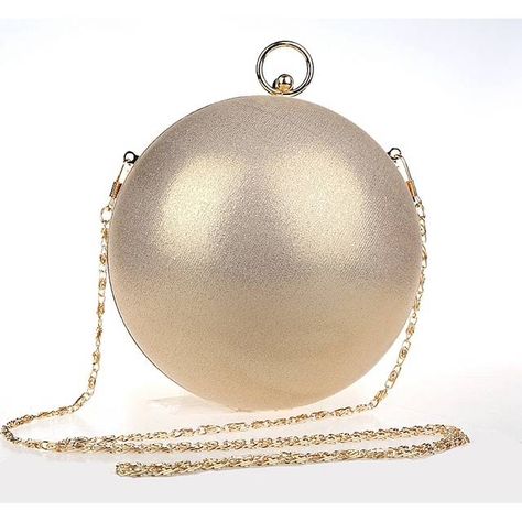 Online Shop Famous Brand Design Fashion Pearl Ball Shape Evening Bags Cute Gold Silver Paty Round Globe Handbags Shoulder Bag Woman Purse | Aliexpress Mobile Woman Purse, Gold Evening Bag, Funny Bags, Designer Brands Fashion, Gold Clutch, Party Purse, Handbags Women, Wedding Bag, Design Silver