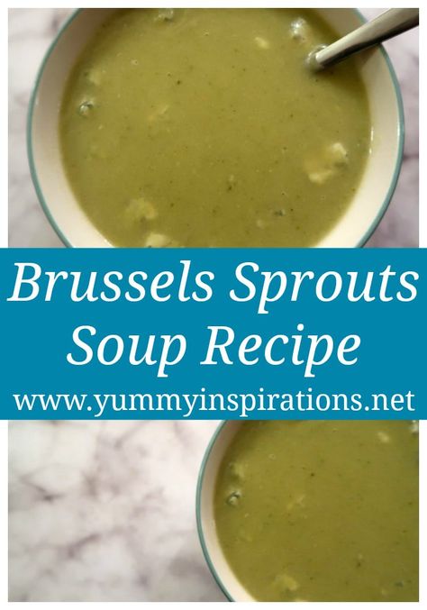 Easy Brussel Sprout Soup Recipe with 4 Ingredients - Low Carb & Keto Brussels Sprouts Soup Recipe, Brussel Sprout Soup, Sprout Soup, Sunday Soup, Shaved Brussel Sprouts, Keto Christmas, Healthy Low Carb, Recipes With Few Ingredients, Paleo Recipes Easy