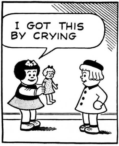 Nancy Comic Strip, Small Dope Tattoos, Nancy Comic, Golden Age Comics, I Love Games, Twitter Quotes Funny, Retro Comic, April 7, Comic Panels