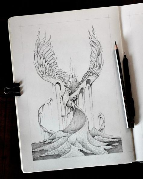 Sand Phoenix in pencils ✍🏻 | Instagram Phoenix Sketch, Ash Drawing, Phoenix Drawing, Realistic Drawing, Art Competitions, December 8, Amazing Drawings, Pencil Art Drawings, Realistic Drawings