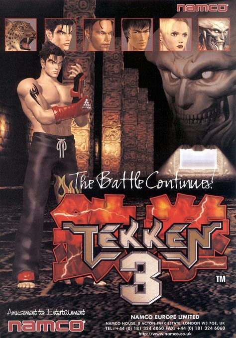 Tekken 3 Tekken Poster, Tekken Jin Kazama, Tekken Wallpaper, Tekken 3, Retro Games Poster, Video Game Images, Free Pc Games Download, Download Free App, Free Pc Games