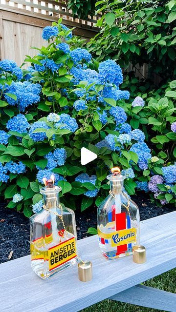 ANNIE DIAMOND💎Most Lovely Things Blog on Instagram: "Today, I am making some tiki bottle torches—is that what we call them? Anyway, super easy to make using old bottles. I brought back several of these liquor bottles from fea markets all over France. But you can use any bottle, just not wine bottles, because they could tip over more easily. Tequila bottles are great! 

All you need are some adapters from the hardware store, tiki torch replacement wicks, and tiki fuel. If you’re using it indoors instead of candles, you could use clean-burning fuel, but I’m using it outside, so I want to use citronella. Comment TIKI for a link to the supplies I used! We have a few of the vintage bottles I’m using in the shop. @shopmostlovelythings 
#tiki #tikitorch #tikibottle #liquorbottle #diy" Bottle Torch, Tequila Bottles, Tiki Torches, Hardware Store, Old Bottles, Vintage Bottles, Liquor Bottles, Liquor, Wine Bottle