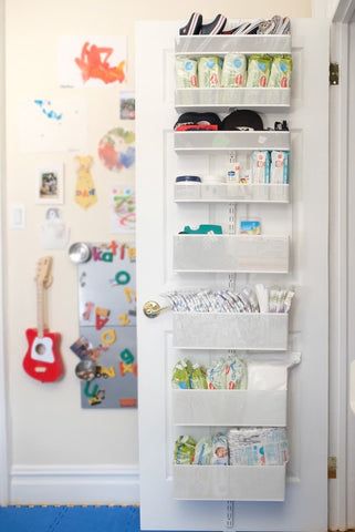 Nursery Ideas for Small Spaces – Happiest Baby Small Baby Nursery, Under Crib Storage, Small Space Baby, Crib Storage, Tiny Nursery, Small Space Nursery, Baby Nursery Storage, Small Nursery, Nursery Closet Organization