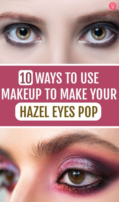 If you are wondering how to make hazel eyes pop, you are in for a treat! You have probably seen a lot of videos and read many fashion mags that claim there’s specific palettes of eyeshadow colors that will make your eyes pop. #makeup #makeupideas #eyemakeup #makeuptips #eyes#facemakeup Pop Makeup, Makeup Counter, Healthy Face, Eyeshadow Colors, Makeup Fails, Best Makeup Tips, Makeup Mistakes, Simple Eye Makeup, How To Apply Eyeshadow