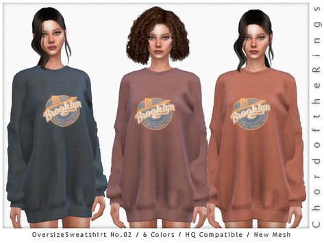 Sims 4 Cc Women Tshirt, Sims 4 Cc Crewneck Sweater, Sims 4 Crewneck Cc, Sims 4 Cc Over Sized Shirt, Sims 4 Cc Oversized Clothes, Sims 4 Comfy Clothes, Sims 4 Female Shirts Cc, Sims4 Cc Hoodie, Oversized Tshirt Sims 4 Cc