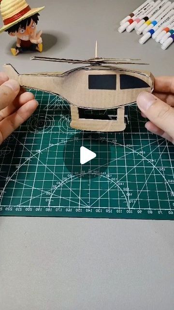 paper crafts creator on Instagram: "Don’t throw away the express cartons. Let’s make a helicopter with your children. It’s simple and fun. #parentchild #handicraft #kindergarten #handicraft #handmade #diy #homemade #toy  paper craft  ideas" Paper Helicopter Craft, Cardboard Helicopter, Diy Toys For Toddlers, Homemade Toys For Kids, Cardboard Crafts For Kids, Helicopter Craft, Paper Helicopter, Zoo Zoo, Paper Craft Ideas