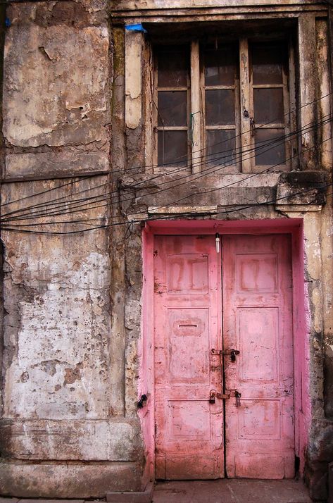 Pink Doors | Glenn Thompson, on Flickr. #pink #color #portals #doors #front #entrance #house Pretty Doors, Pink Doors, Koti Diy, When One Door Closes, Pink Door, I Believe In Pink, Cool Doors, Old Doors, Tickled Pink