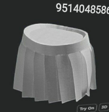 Roblox White 3d Skirt Code, Berry Avenue White Skirt Code, White Skirt Code Berry Ave, White Skirt Berry Avenue Code, White Skirt Bloxburg Code, Roblox Id Codes For Clothes White, Berry Avenue Codes Clothes White, Bloxburg Skirt Code, Roblox White Skirt Code