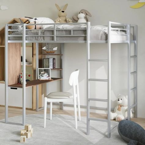 💥💥💥 This modern metal bunk bed with study table is certainly a stunning addition to your room. Make your sleeps cozy with our Kyndell Bunk Bed ✅️Dimensions: 72" Height x 78" Length x 42" Depth all are in inches ✅️ Customizable 🚛 FREE DELIVERY ACROSS PAKISTAN ✅️ Grab yours @creativehomefurnishing ✅️Shop Now: https://creativehomefurnishing.com/products/kyndell-bunk-bed-1 #bunkbed #bunker #metalbunkbeds #bunkwithstudytable#bedroominterior #kidsbunkbeds ##bedroomdecor #bedroomfurniture #mo... Bunk Bed With Study Table, Bunk Bed Dimensions, Metal Bunk Bed, Metal Bunk Beds, Bed Dimensions, Kids Bunk Beds, Study Table, Bunk Bed, Home Office Desks