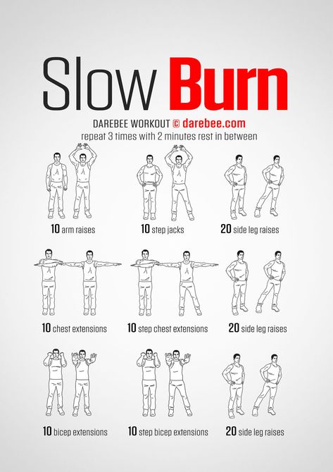 Slow Burn Workout Slow Weighted Workout, Slow Workout, Hero Workouts, Burn Workout, Trening Sztuk Walki, Office Exercise, At Home Workout Plan, Senior Fitness, Slow Burn