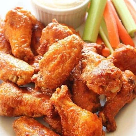 Air Fryer Recipes Chicken Wings, Recipe For Air Fryer, Hot Wing Recipe, Air Fry Chicken Wings, Kfc Chicken Recipe, Air Fryer Wings, Air Fryer Recipes Snacks, Wings Recipe Buffalo, Air Fried Food