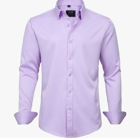 Lavender Button Up Men’s Shirt. Brand New But Did Not Fit And Return Window Closed. Purple Button Up, Purple Prom Suit, Starfire Costume, Costume Concept, Lavender Shirt, Prom Suit, Shirt Outfit Men, Purple Prom, Lavender Blouse