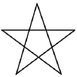 Freemasonry And The Hidden Goddess: Chapter Nine - The Pentagram Mosaic Mirrors, Drawing Patterns, Draw Step By Step, Drawing Doodles, Drawing Stars, How To Draw Steps, Flower Drawing Tutorials, Flower Drawings, Crafty Christmas