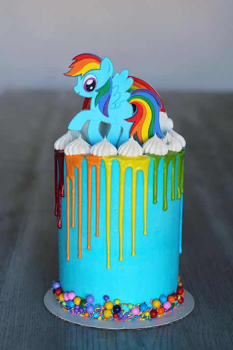 Rainbow Dash Birthday Cake, Rainbow Dash Birthday Party, Rainbow Dash Cake, Rainbow Dash Birthday, Rainbow Dash Party, Fairy Birthday Cake, Lego Birthday Cake, My Little Pony Cake, Little Pony Cake