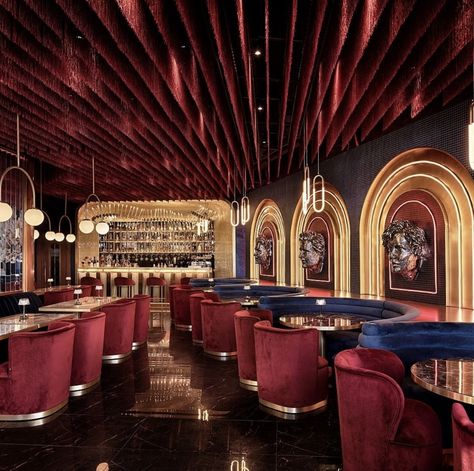 Club Design Interior, Bar Lounge Design, Bar And Lounge, Lounge Club, Nightclub Design, Jazz Bar, Bar Interior Design, Luxury Bar, Luxury Restaurant