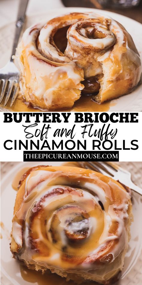 Unique Cinnamon Rolls Homemade, Gourmet Cinnamon Rolls Homemade, Cleobuttera Cinnamon Rolls, Sourdough Brioche Cinnamon Rolls, Brioche Cinnamon Rolls Recipe, Sweet Dough Recipe Cinnamon Rolls, Brioche Rolls Recipe, Unique Cinnamon Rolls, Brioche Bread Recipes