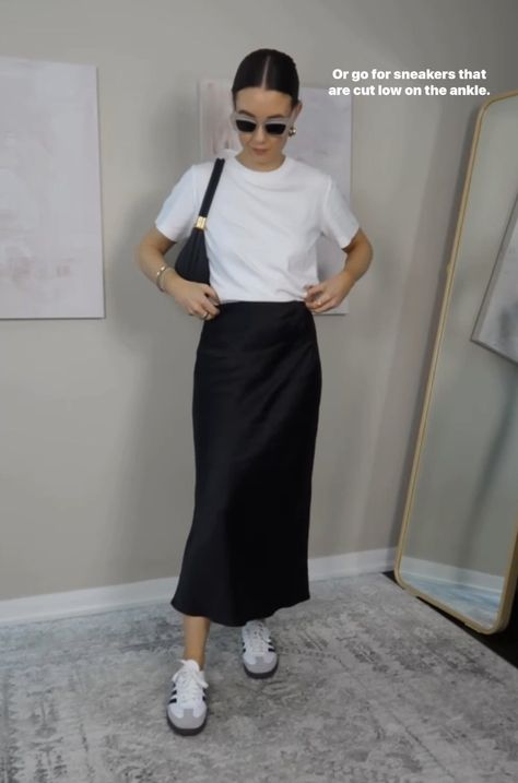 [SponsoredPost] 15 Great Silk Midi Skirt Outfit Summer Tips You Have To See In All Season #silkmidiskirtoutfitsummer Silk Midi Skirt Outfit Summer, Midi Skirt Outfit Summer Casual, Silk Skirt Outfit Summer, Satin Skirt Outfit Casual, Silk Midi Skirt Outfit, Midi Skirt Outfit Summer, Black Midi Skirt Outfit, Midi Skirt Outfits Summer, Silk Skirt Outfit