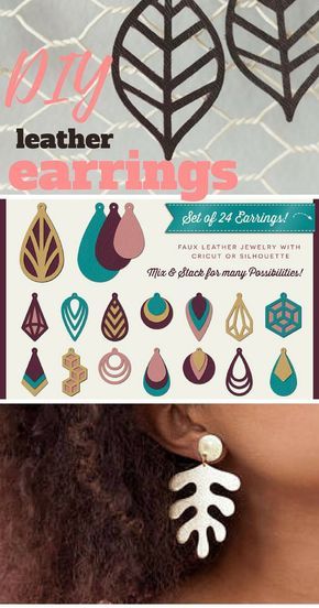 Cricut Faux Leather Earrings, Diy Leather Earrings, Hammered Hoop Earrings, Faux Leather Earrings, Diy Cricut, Cricut Creations, Leather Projects, Crystal Stud Earrings, Diy Schmuck