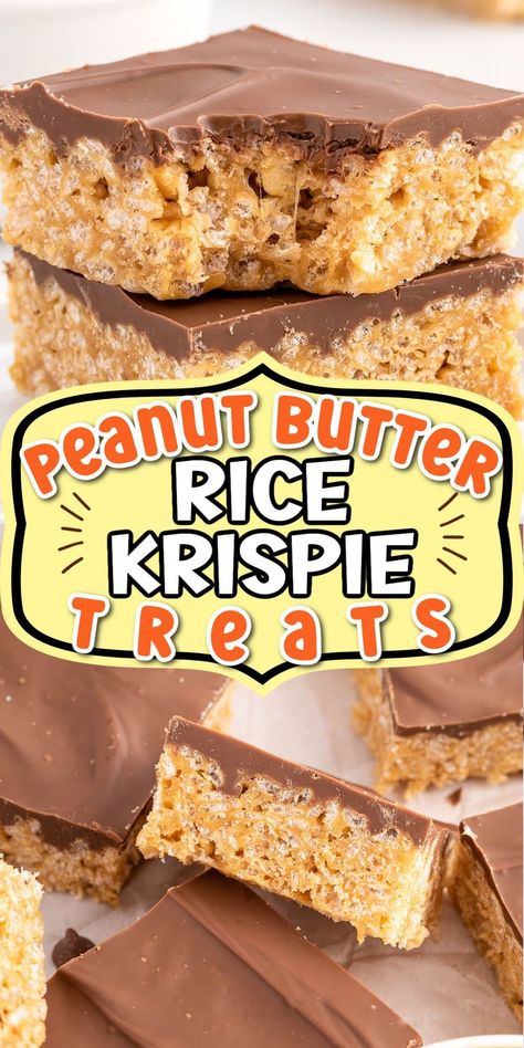 Peanut Butter Rice Krispie Treats Karo, Coco Krispies Recipes, Easy Peanut Butter Rice Krispie Treats, Rice Krispie Peanut Butter Treats, Chocolate Peanut Butter Rice Crispy Bars, Peanut Butter Chocolate Rice Crispy Bars, Peanut Butter Chocolate Rice Krispies, Chocolate Peanut Butter Rice Krispies, Peanutbutter Ricekrispies