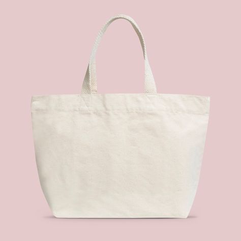 Blank Tote Bag, Plain Tote, Organic Bag, Beige Tote Bag, Cotton Shopping Bags, Beige Tote, Bag Mockup, Pink Photo, Custom Tote Bags