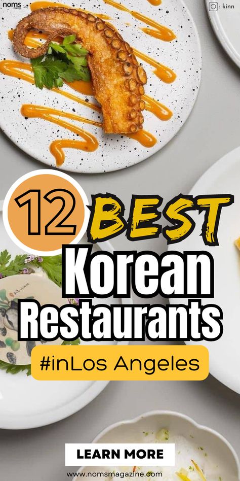 Looking for the best Korean restaurants in Los Angeles? Explore our curated list of the top 12 Korean eateries in the vibrant neighborhood of Koreatown. Indulge in authentic Korean flavors, from the spicy goodness of kimchi jjigae to the irresistible charm of Korean BBQ. Discover where to satisfy your Korean food cravings in Los Angeles in 2023! Koreatown Los Angeles, Restaurants In Los Angeles, Food Hub, Korean Restaurant, Food Spot, Foodie Friends, Food Heaven, Healthy Meals For Kids, Sharing Board