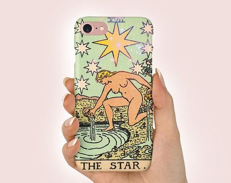 Moon Tarot Phone Case Available for iPhone X XS XR Xs Max | Etsy Star Tarot Aesthetic, Spiritual Witch, Tarot Aesthetic, Phone Cases Marble, Apple Inc, Aesthetic Phone Case, Aesthetic Phone, Apple Logo, First Contact