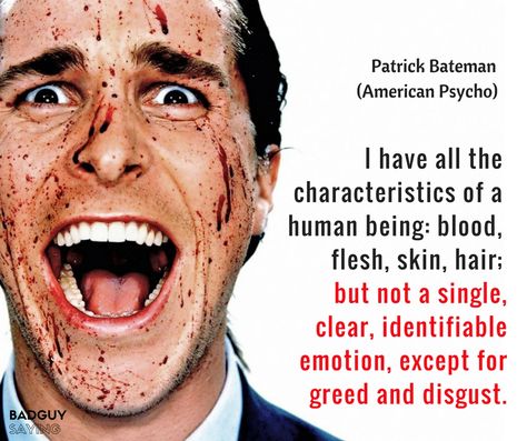 Patrick Bateman Skin Care, Patrick Bateman Blood, Patrick Bateman Quotes, Spiderman Drawings, Pat Bateman, Creepy Paintings, Patrick Bateman, Tattoo Inspiration Men, Cartoon Profile Pictures