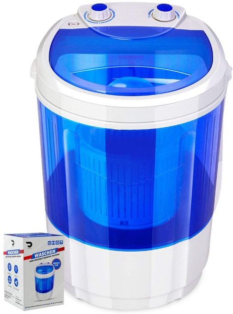 Portable Single Tub Washer Rv Washer Dryer, Mini Washer And Dryer, Portable Clothes Washer, Portable Washer And Dryer, Compact Washing Machine, Small Washing Machine, Compact Laundry, Basement Laundry Room, Laundry Solutions