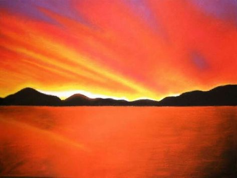 Sunset Chalk Pastel Art Street Chalk Art, Chalk Pastel Art, Art Program, Chalk Pastel, Pastel Sunset, Chalk Drawings, Chalk Pastels, Sunset Art, Art Programs