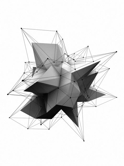 Polygon on Behance Generative Kunst, Polygonal Design, Polygon Design, Polygon Art, Generative Design, Rough Texture, Low Poly Art, Antwerp Belgium, Geometry Art