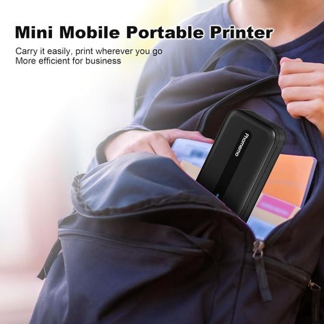 Support 5 Size and 3 Paper Type - M832 portable printer support (53mm), (80mm), (110mm), A4 and 8.5’’ x 11’’ US letter paper. The portable printer supports roll paper, folded and ordinary paper, in business travel, cars, trucks, and other vehicles, haven’t to carry paper separately anymore Multifunctional Thermal Portable Printer - With M832 inkless printer, can print receipts, contracts, photos, pictures, journals, DIY, greeting cards, study notes, lists, labels, long banners, playing coloring, Small Printer, Mobile Printer, Shaving Accessories, Portable Printer, Roll Paper, Thermal Printer, Laser Printer, Mens Essentials, Letter Paper