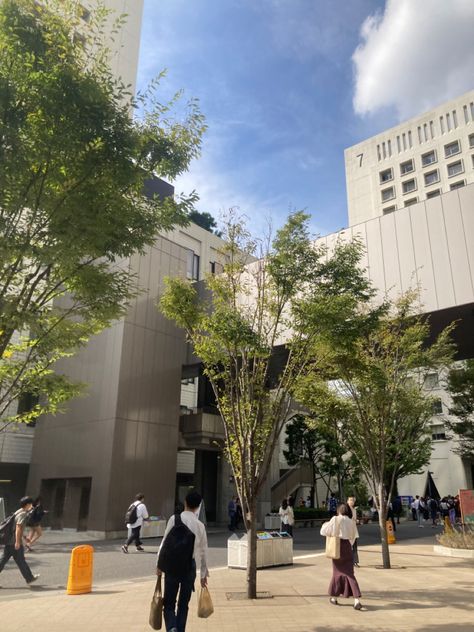 Sophia University Tokyo, University In Japan, Sophia University, Japan Study, Campus Aesthetic, College Aesthetic, Uni Life, University Life, Aesthetic Japan