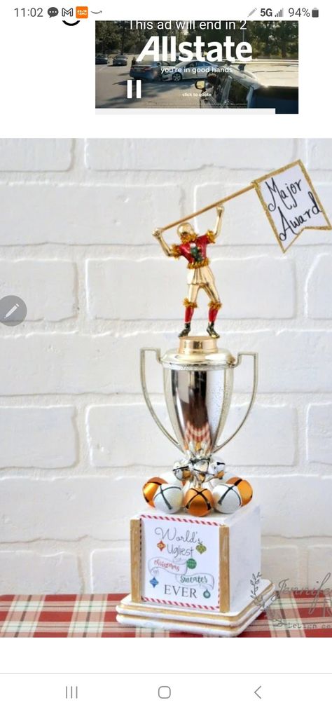 Diy Trophies, Homemade Trophies, Diy Trophy, Trophy Ideas, Quick Saves