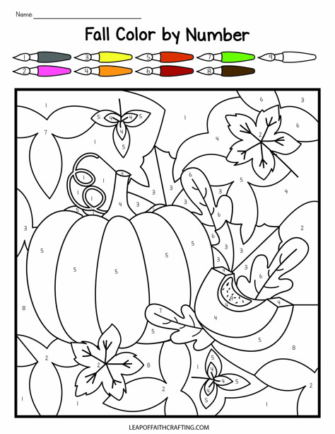 Color By Letter Free Printables Fall, Color By Number Fall Printable Free, Fall Activity Sheets For Kids, Thanksgiving Color By Number Free, Fall Color By Number Printable Free, Color By Numbers Free Printable, Pumpkin Color By Number, Free Fall Coloring Pages Printables, Fall Color Sheets