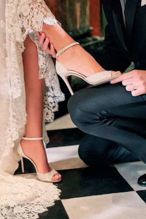 21 Pretty Nude Wedding Shoes To Wear With Any Dress ❤️ See more: http://www.weddingforward.com/nude-wedding-shoes/ #wedding #shoes #nude Nude Wedding Shoes, Nude Wedding, Bride Heels, Elegant Wedding Shoes, Hak Tinggi, Wedding Shoes Vintage, Wedge Wedding Shoes, Wedding Shoes Comfortable, Wedding Boots