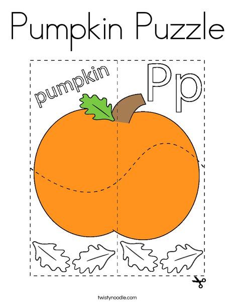 Pumpkin Puzzle Coloring Page - Twisty Noodle Puzzle Pumpkin Craft, Pumpkin Shape Matching, Pumpkin Puzzle Printable, Pumpkin Pie Math Preschool, Fall Preschool Unit, Pumpkin Name Puzzle Preschool, Pumpkin File Folder Games Free, Autumn Puzzle, Toddler Printables