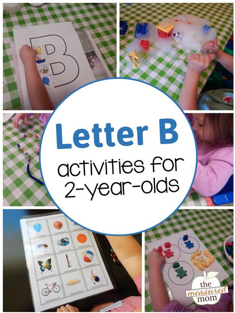 If you're teaching your toddler the alphabet, you'll want to check out this huge list of playful alphabet activities for 2 year olds! Two Year Old Letter Activities, Letter B Fine Motor Activities, Letter B Sensory Activities, Letter Of Week Activities, Letter B Toddler Activities, Letter B For Toddlers, Letter B Activities For Toddlers, Letter B Activities For Preschool, N Activities