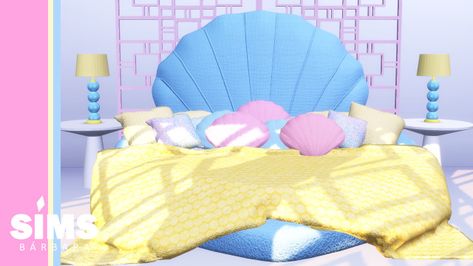 Barbie Sims, Mermaid Skin, Sims Inspiration, Mermaid Room, Tumblr Sims 4, Dream World, Sims 4 Cc Furniture, Sims 4 Collections, Barbie Dream