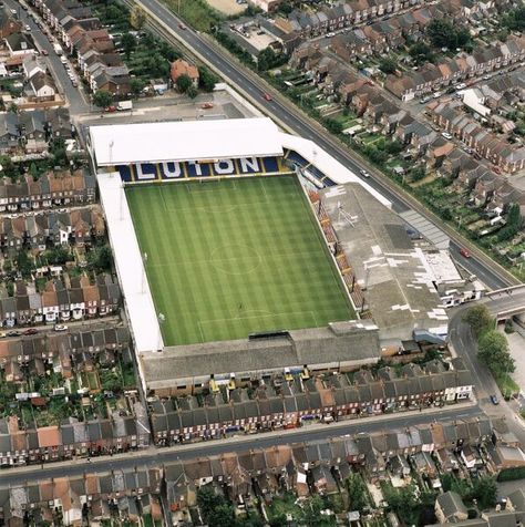 Kenilworth Road, Luton Town. Air Sport, England Sports, Luton Town, Photo Puzzle, Photo Mugs, Large Picture, Greetings Card, Aerial View, Printing Methods