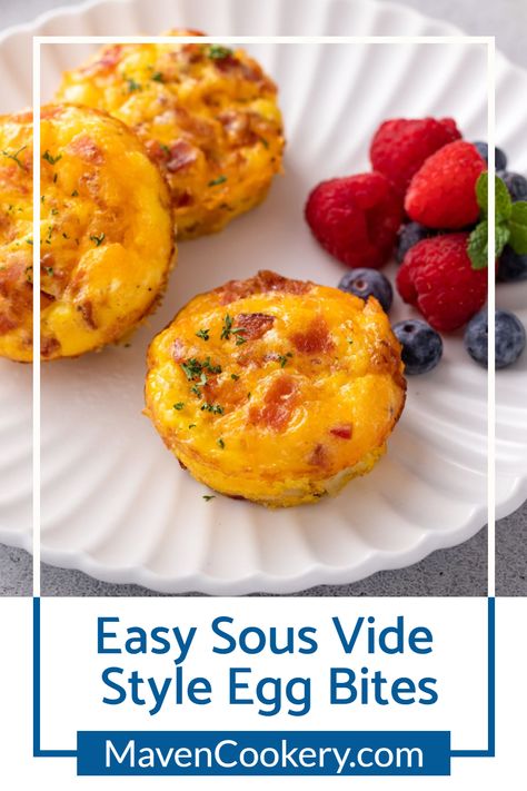 Discover the pleasure of creating Sous Vide Egg Bites at home, far surpassing Starbucks' version. This Pinterest pin will guide you towards culinary perfection. It's time to master and uplift your morning routine with rich, velvety sous vide egg bites! Empower your breakfast game and bookmark this for your daily inspiration. Starbucks Egg Bites Recipe Sous Vide, Sous Vide Egg Bites Oven, Starbucks Sous Vide Egg Recipe, Sou Vide Egg Bites Recipe, Instant Pot Sous Vide Egg Bites, Sous Vide Egg, Easy Meals For Two, Creamy Eggs, Egg Bites Recipe