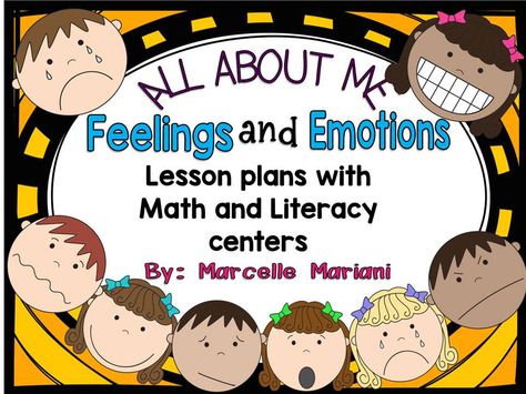 This ALL ABOUT ME-FEELINGS and EMOTIONS package contains a full week of literacy and math activities that concentrate on the theme ALL ABOUT ME-MY FEELINGS and EMOTIONS and IS PERFECT FOR A BACK TO SCHOOL UNIT.  These lessons and tools provide whole group instruction, small group instruction, center-station games and work, independent work and writing-art craftivities. This plan provides HANDS-ON LEARNING and some tools may need to be prepared.  http://www.teachinabox.com.au/iteminfo.aspx?itemi… Prek Emotions, Emotions Lesson, All About Me Theme, Sequencing Cards, Small Group Instruction, Independent Work, Thematic Units, Health Lessons, Writing Art