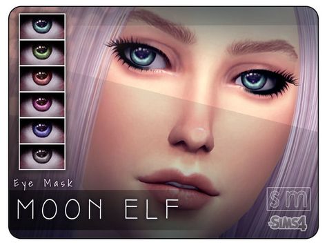 The Sims Resource: Moon Elf - Eye Mask by Screaming Mustard • Sims 4 Downloads Alpha Sims, Cc Eyes, Sims Makeup, Cc Makeup, Ghost Mask, Moon Elf, Sims 4 Cc Eyes, Cc Sims4, Sims 4 Mm Cc