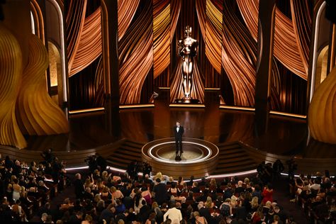 Oscars 2024 live updates: Jimmy Kimmel hosts, best moments, red carpet looks and more Award Show Decor, Awards Stage Design, Oscars Award, Oscar 2024, Oscars 2024, Oscar Awards, Tara Reid, Design Stage, Hollywood Party Theme