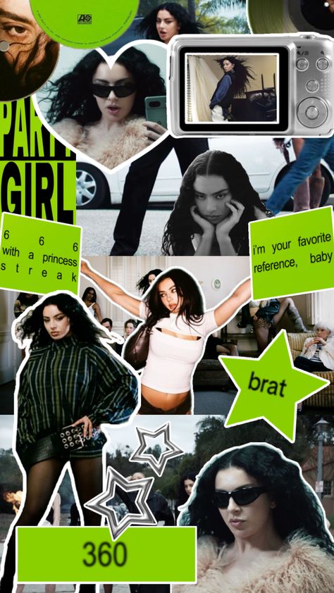 360 Charli Xcx is my favorite reference 💚 #brat #bratshuffle #bratsummer #bratfall #bratcharlixcx #charlixcx #360 #360charlixcx #green #graphicdesign #wallpaper #background #wallpaper aesthetic Charli Xcx Wallpaper, Bratz Inspired Outfits, Charli Xcx, Background Wallpaper, Pop Star, Wallpaper Aesthetic, My Favorite, Outfit Inspirations, Wallpapers