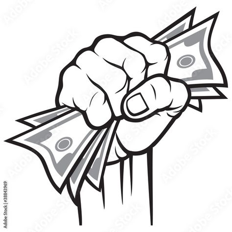 Stock Image: Money in the hand Free Cricut Images, Money Icons, Diamond Vector, Instagram Beach, Graffiti Drawing, Wedding Vector, Hand Holding, Drawing Images, Icon Set Vector