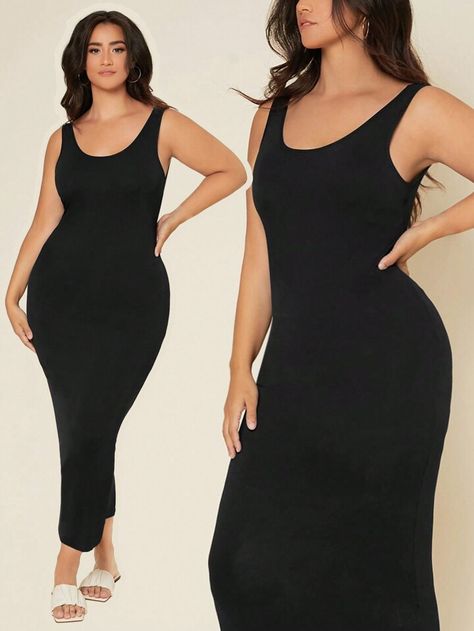 Shein Basics, Body Con Dress Outfit, Bodycon Casual, Date Dresses, Vestido Plus Size, Long Bodycon Dress, Body Con Dress, Elegant Dresses Long, Vestido Casual